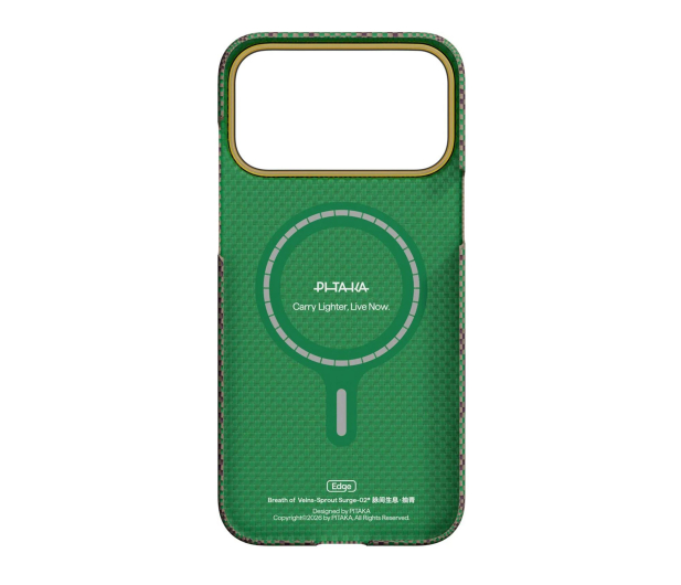 PITAKA Edge Case Breath of Veins do iPhone 17 Pro Sprout Surge - 1541553 - zdjęcie 2